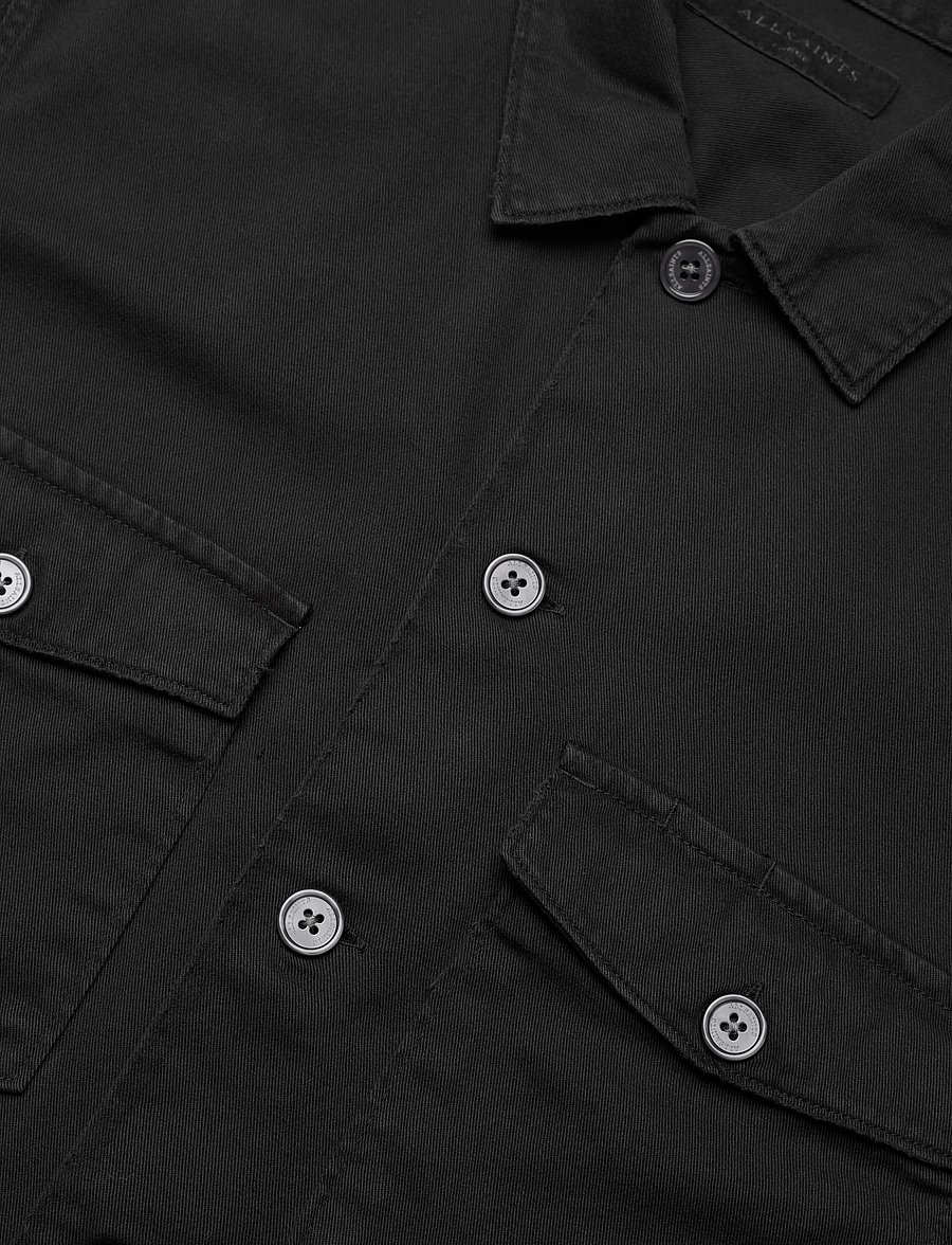 AllSaints - SPOTTER LS SHIRT - ikdienas krekli - black - 3