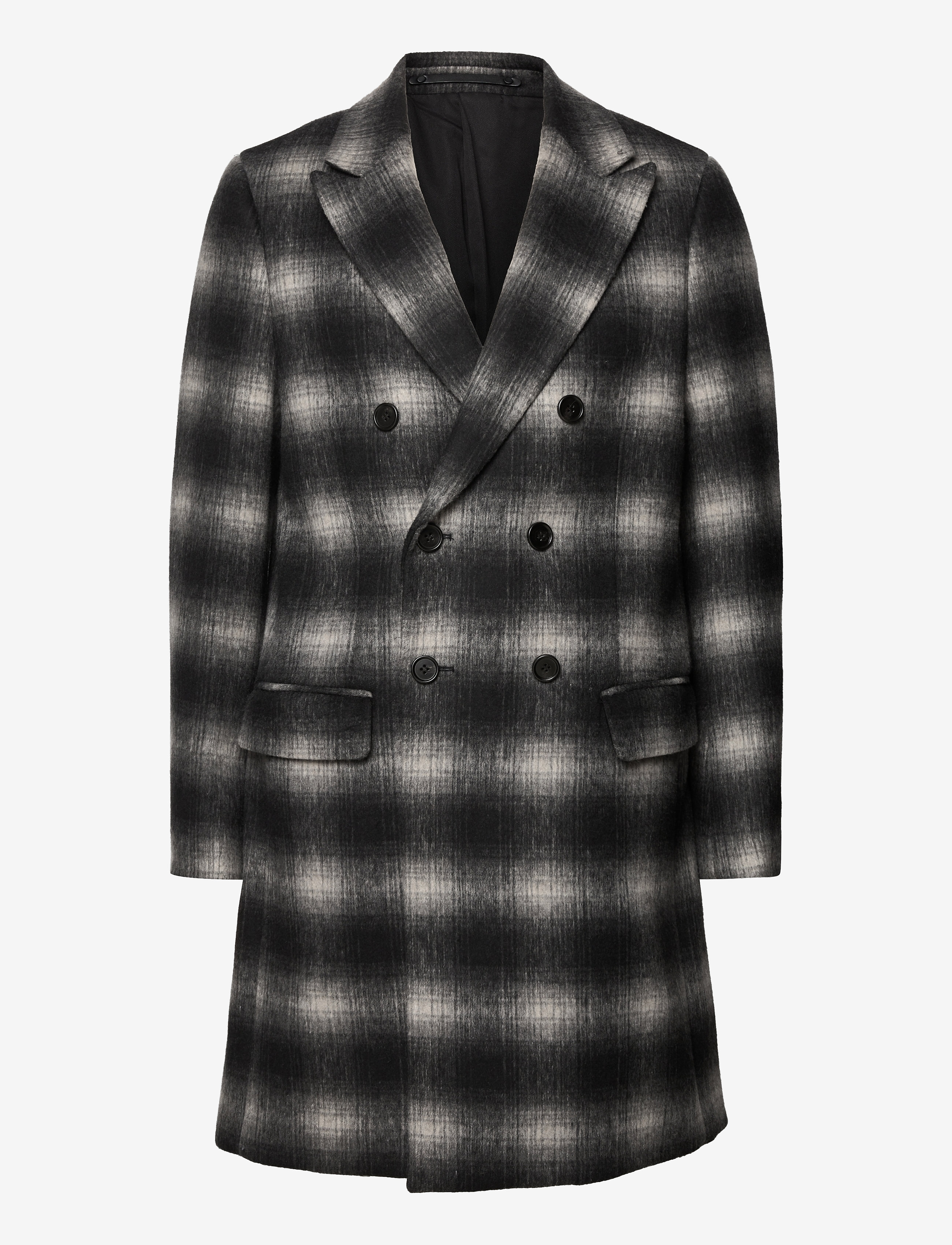 AllSaints VENTRY COAT - Jakid ja mantlid - BLACK/WHITE / black