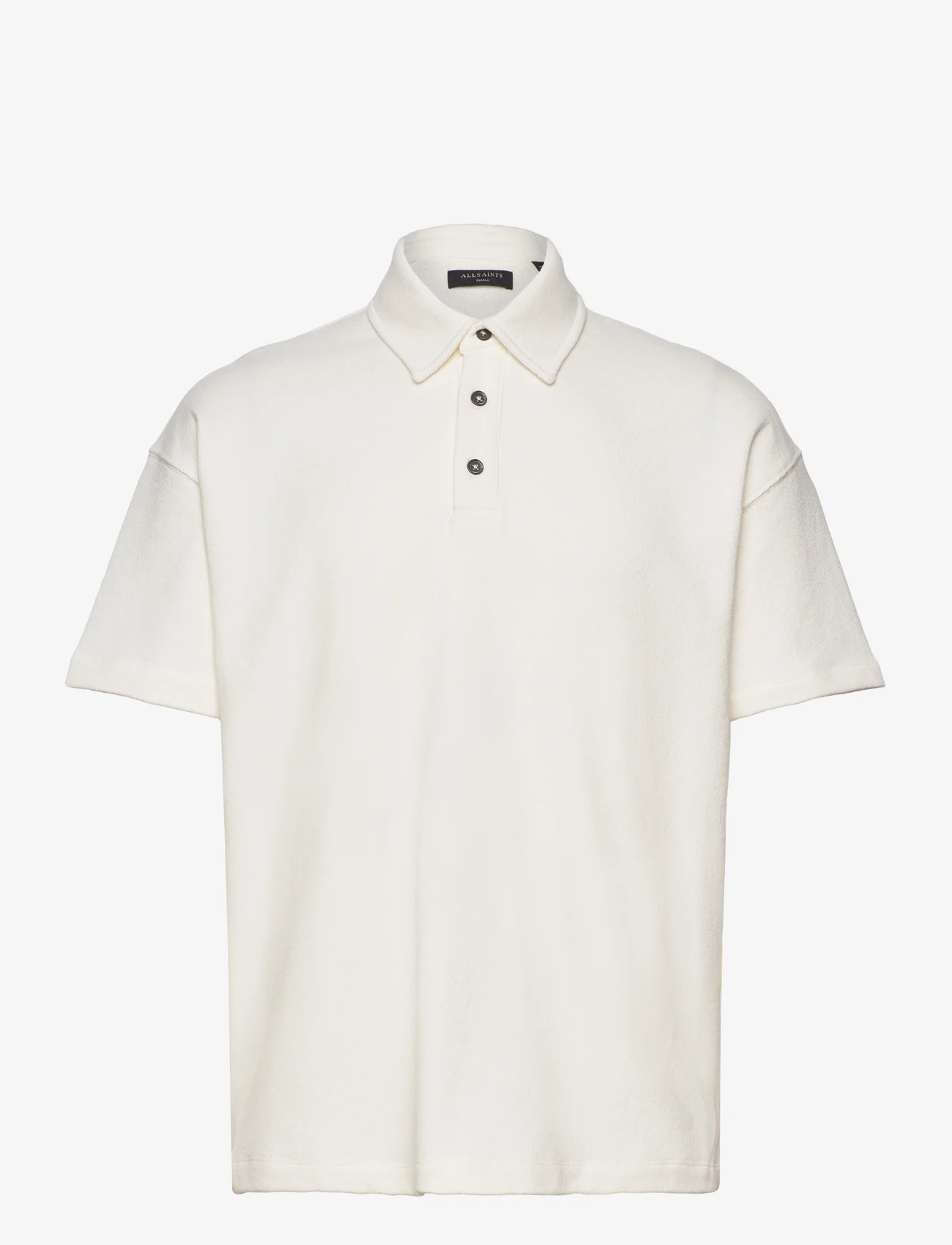 AllSaints - EASTON SS POLO - polo marškinėliai trumpomis rankovėmis - chalk white - 0