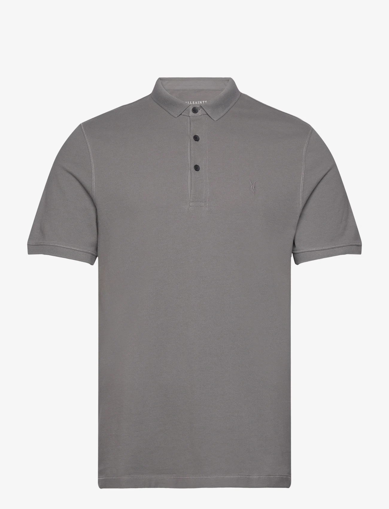 AllSaints - reform ss polo - polo marškinėliai trumpomis rankovėmis - ash grey - 0