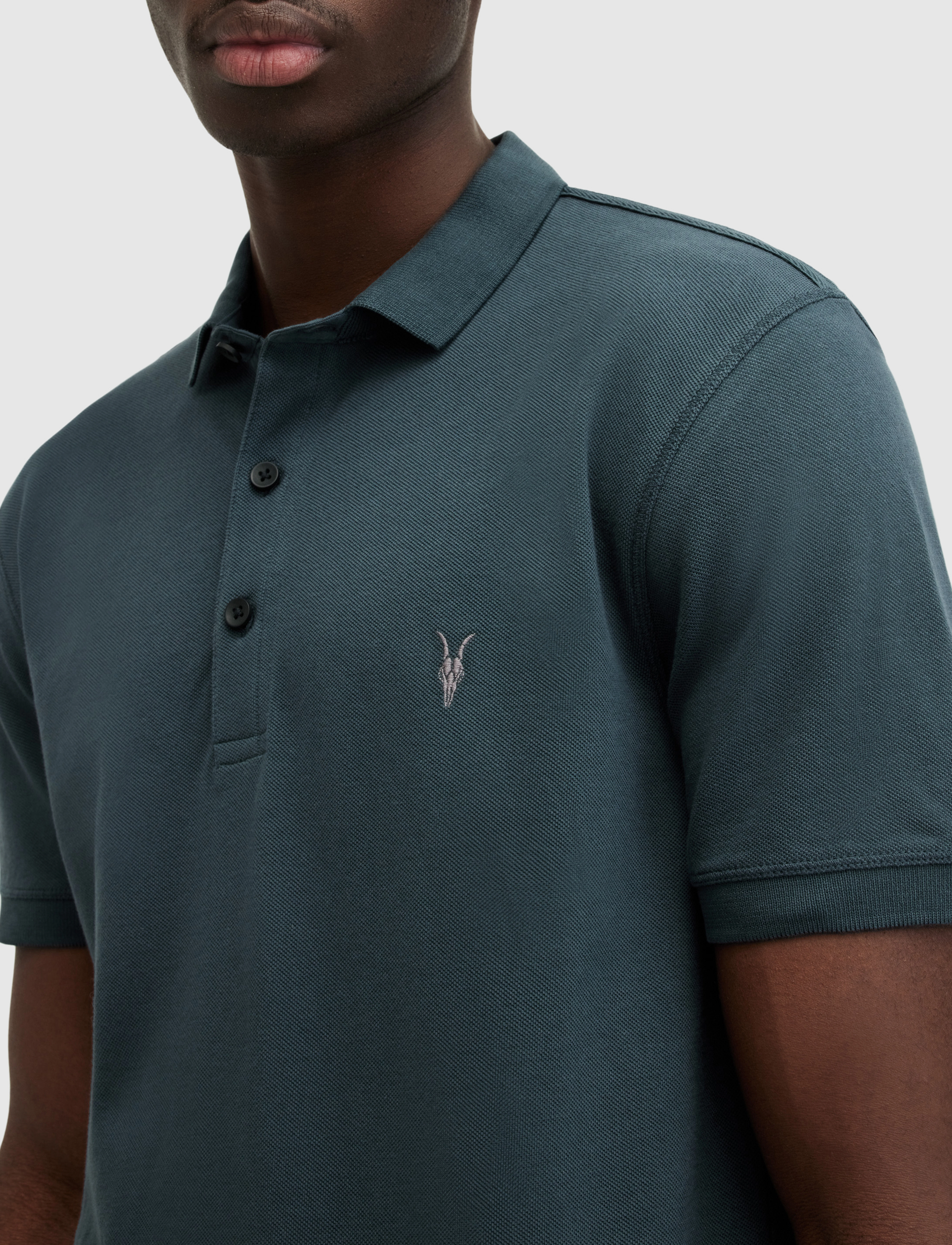 AllSaints - REFORM SS POLO - marine blue - 5