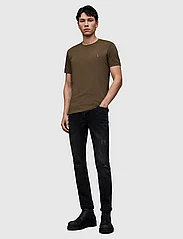 AllSaints - TONIC SS CREW 3 PK - laisvalaikio marškinėliai - grn/opt wht/jt blk - 3