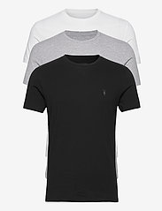 AllSaints - TONIC SS CREW 3 PK - basic t-shirts - optic/black/grey - 0
