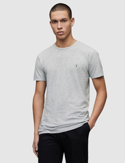 AllSaints - TONIC SS CREW 3 PK - basic t-shirts - optic/black/grey - 1