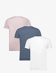 AllSaints - TONIC SS CREW 3 PK - laisvalaikio marškinėliai - opt wht/lilac/blue - 7