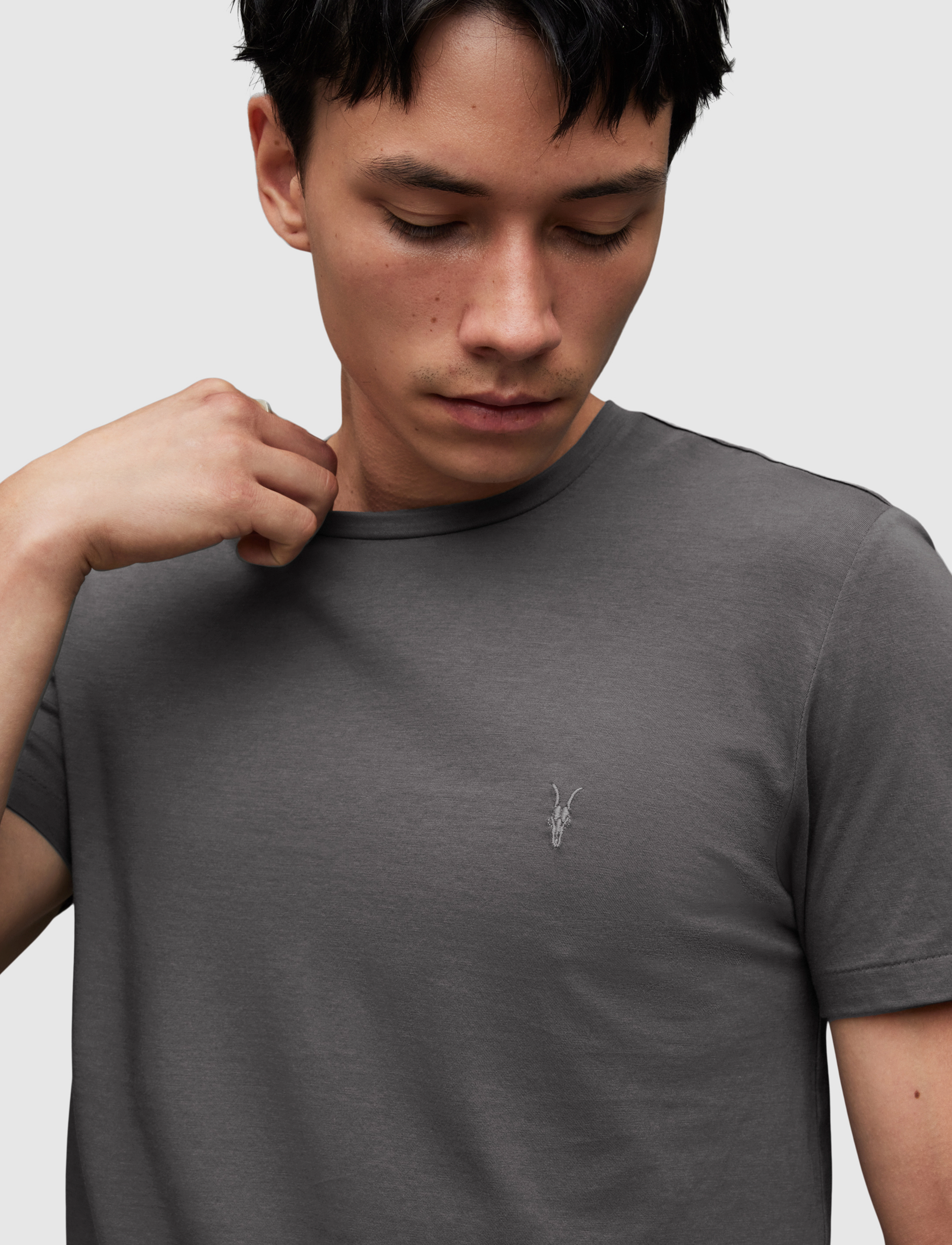 AllSaints - TONIC SS CREW - galaxy grey - 5