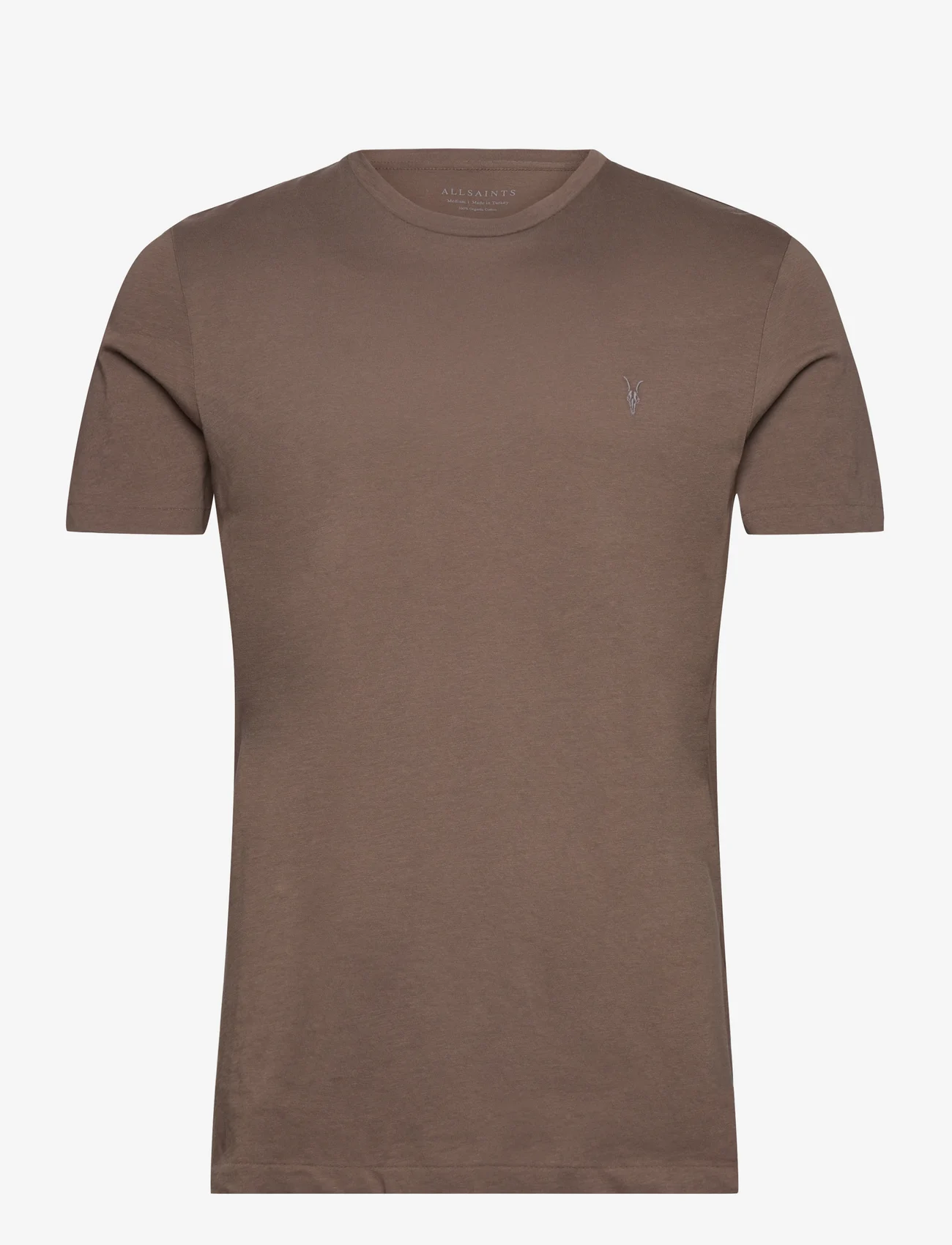AllSaints - TONIC SS CREW - basic t-shirts - splinter brown - 0