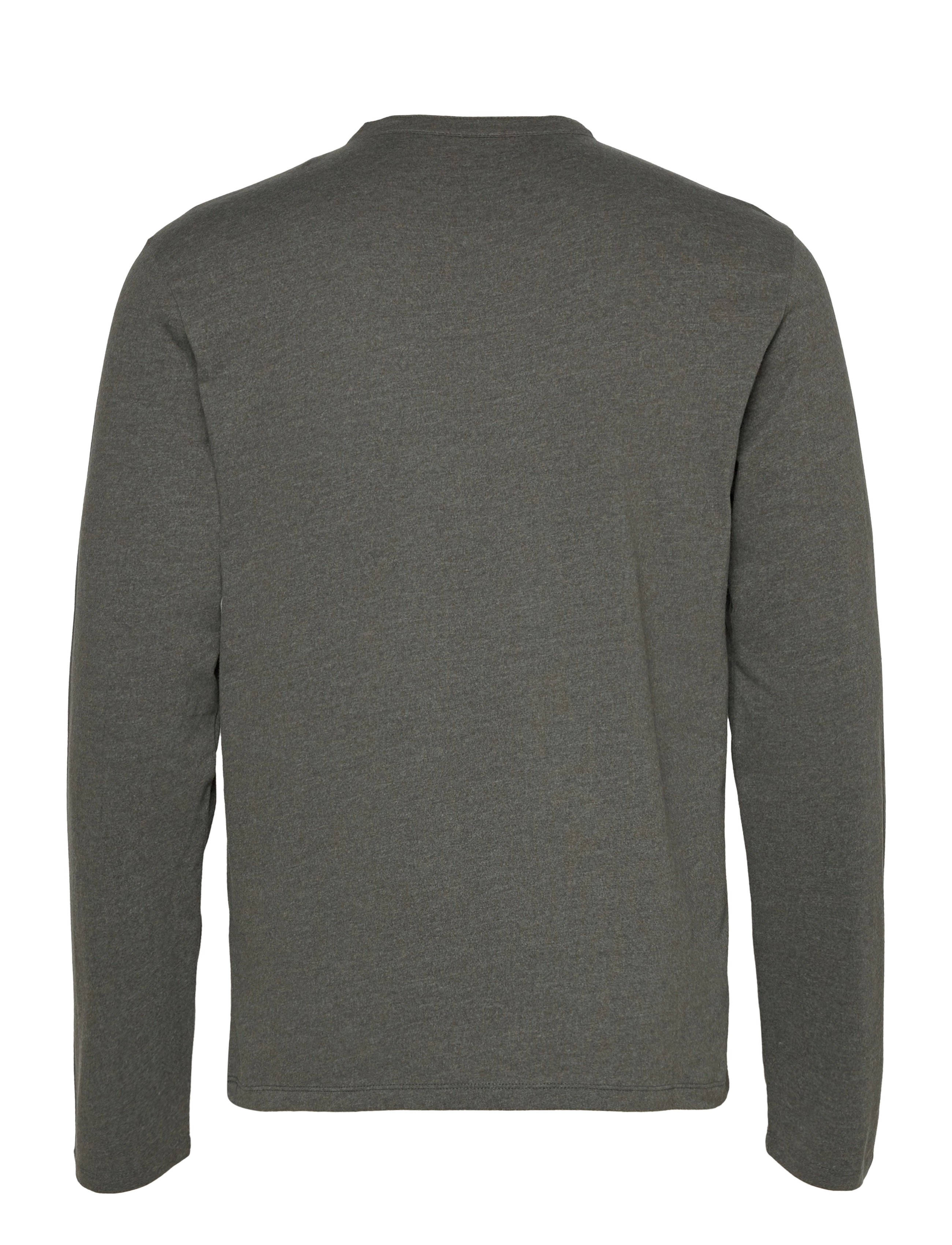 AllSaints - BRACE LS HENLEY - smoked black marl - 2