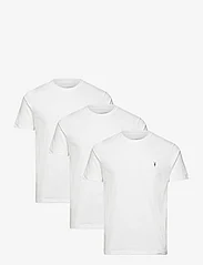AllSaints - brace ss crew 3 pk - podstawowe koszulki - white - 0