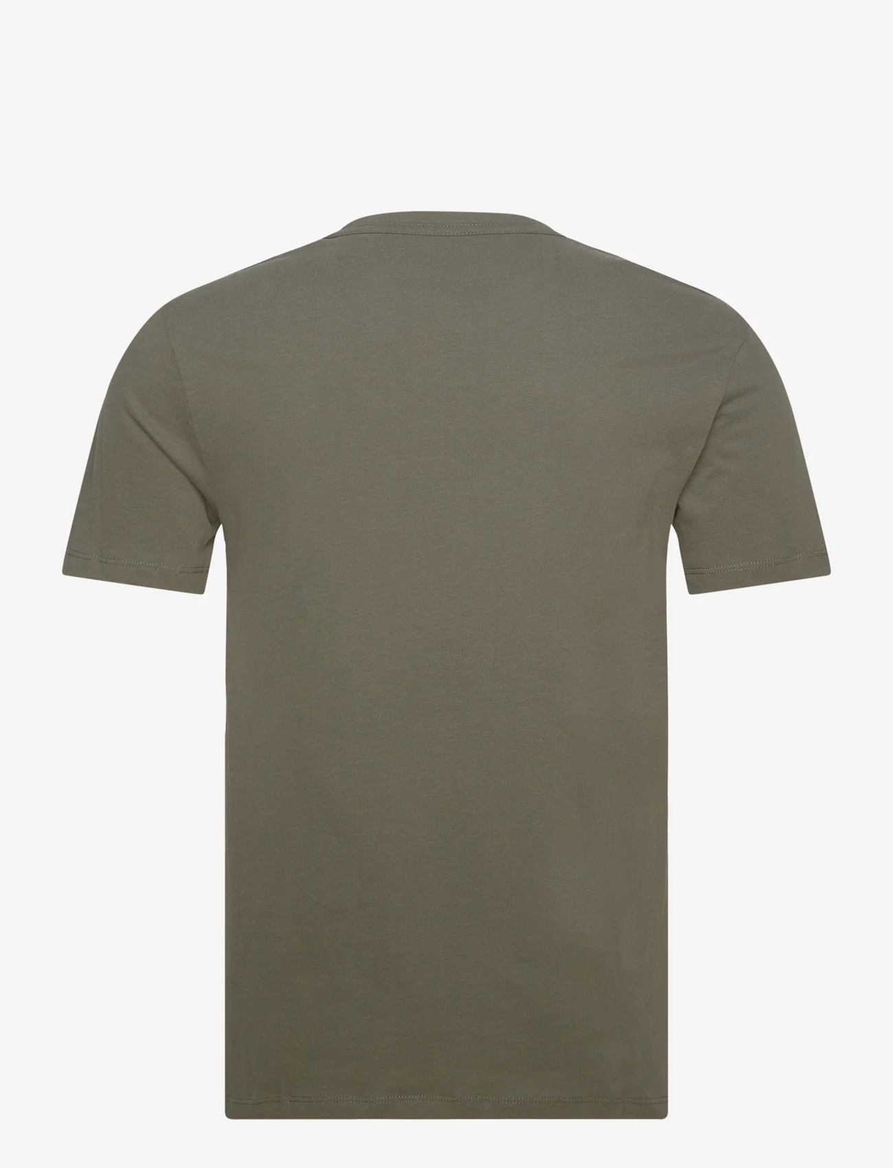 AllSaints - BRACE SS CREW - podstawowe koszulki - rye grass green - 1