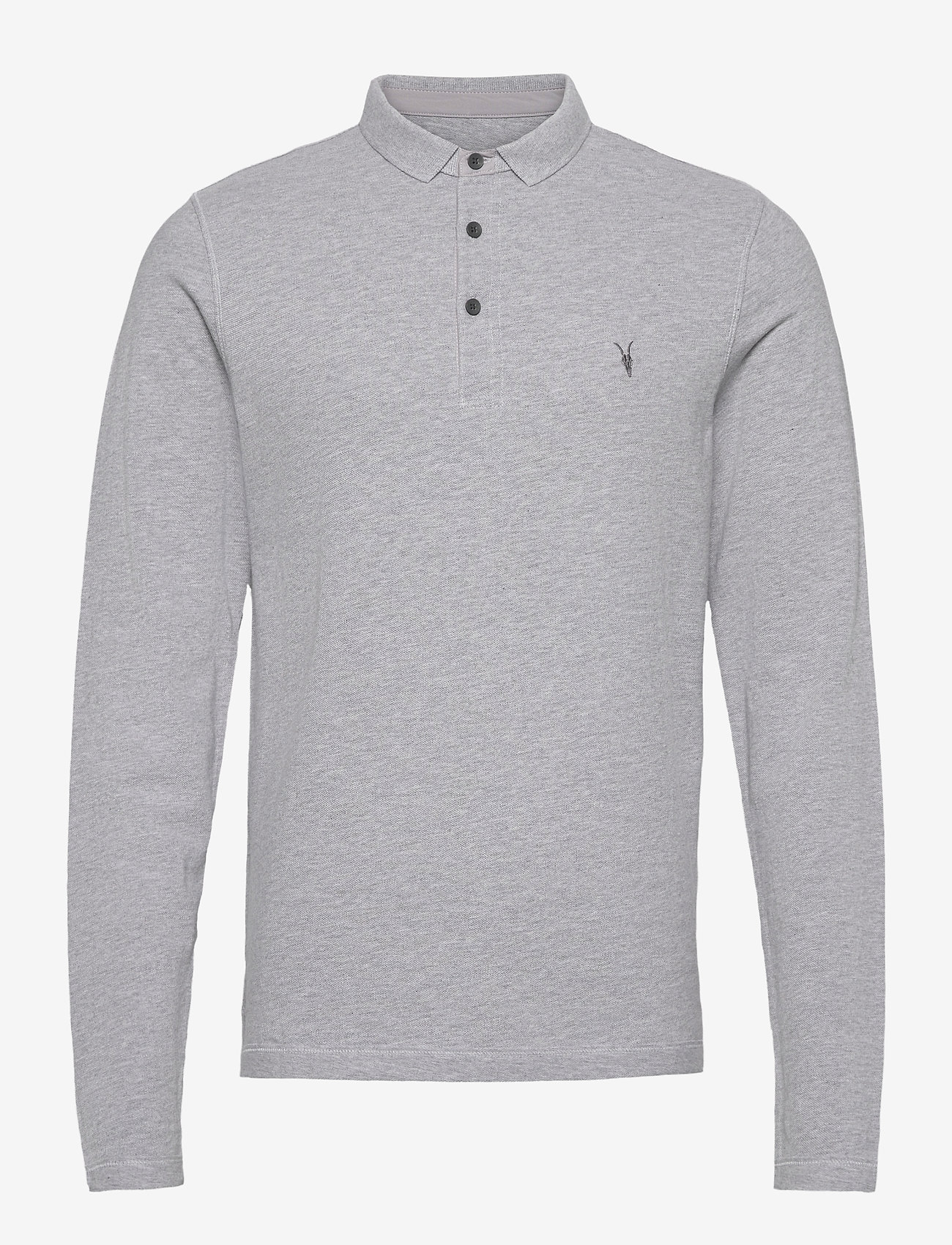 AllSaints - REFORM LS POLO - polo marškinėliai ilgomis rankovėmis - grey marl - 0