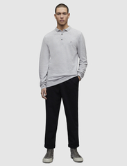 AllSaints - REFORM LS POLO - langermede - grey marl - 2