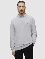 AllSaints - REFORM LS POLO - polo marškinėliai ilgomis rankovėmis - grey marl - 3