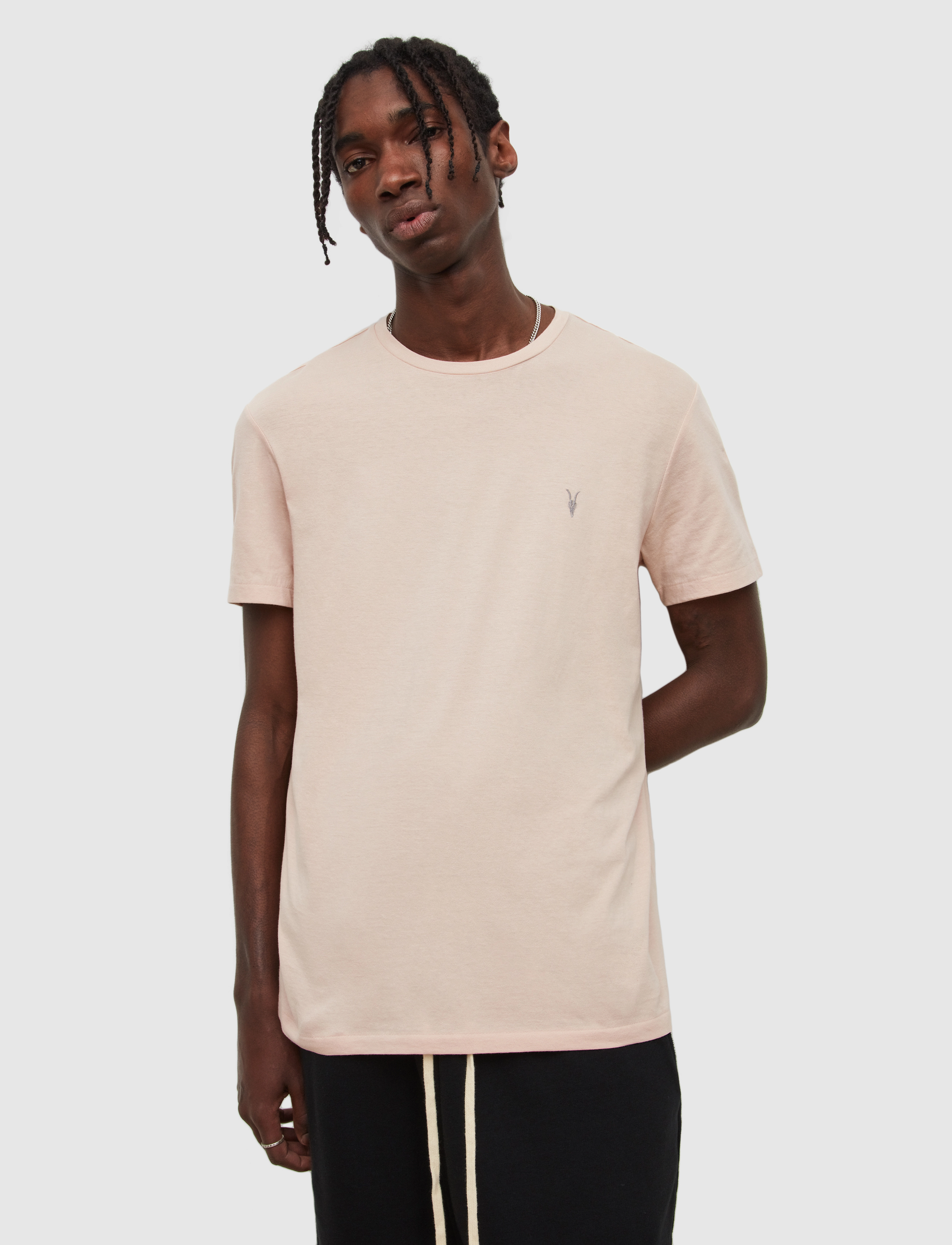 AllSaints - TONIC SS CREW - bitter pink - 2