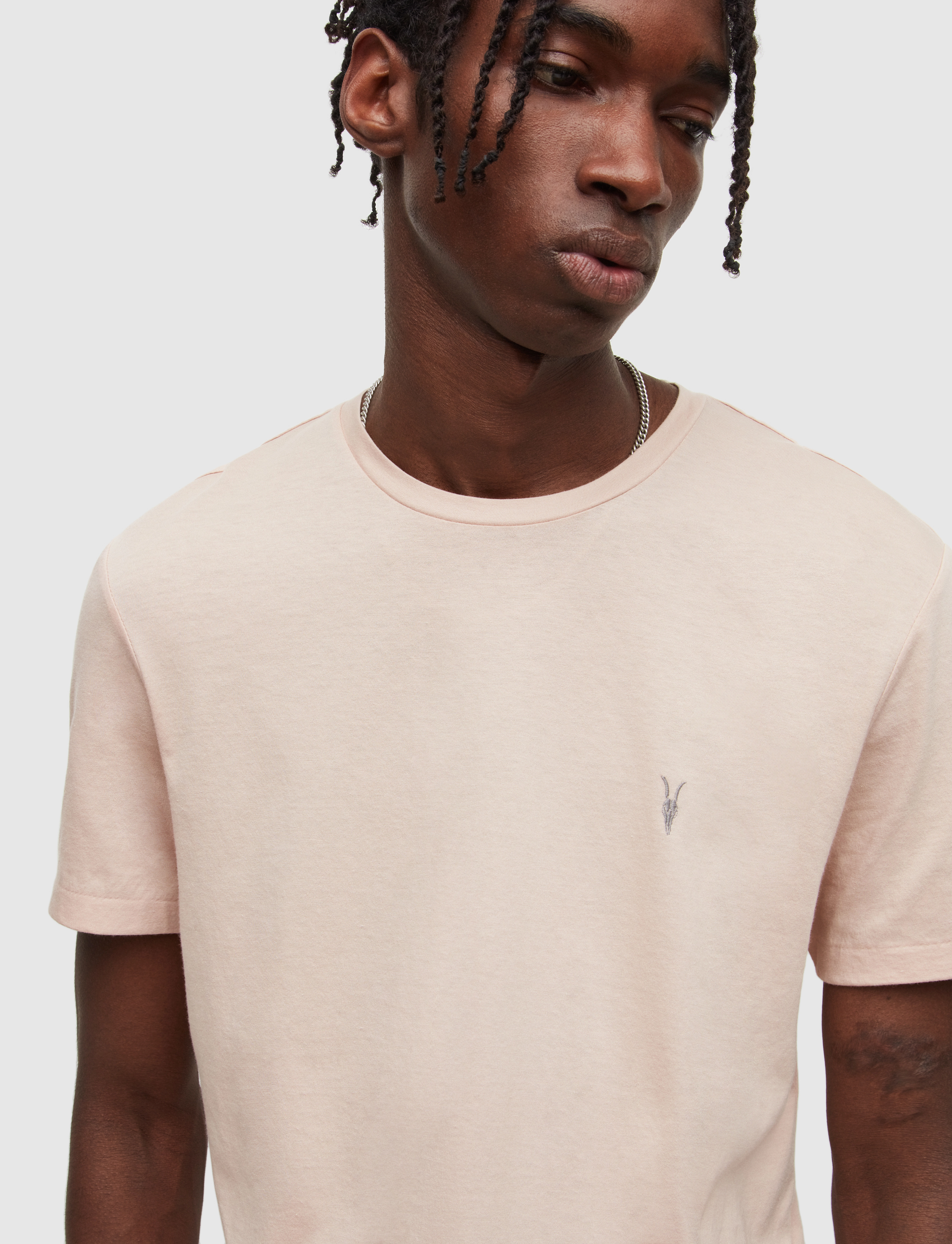 AllSaints - TONIC SS CREW - bitter pink - 4