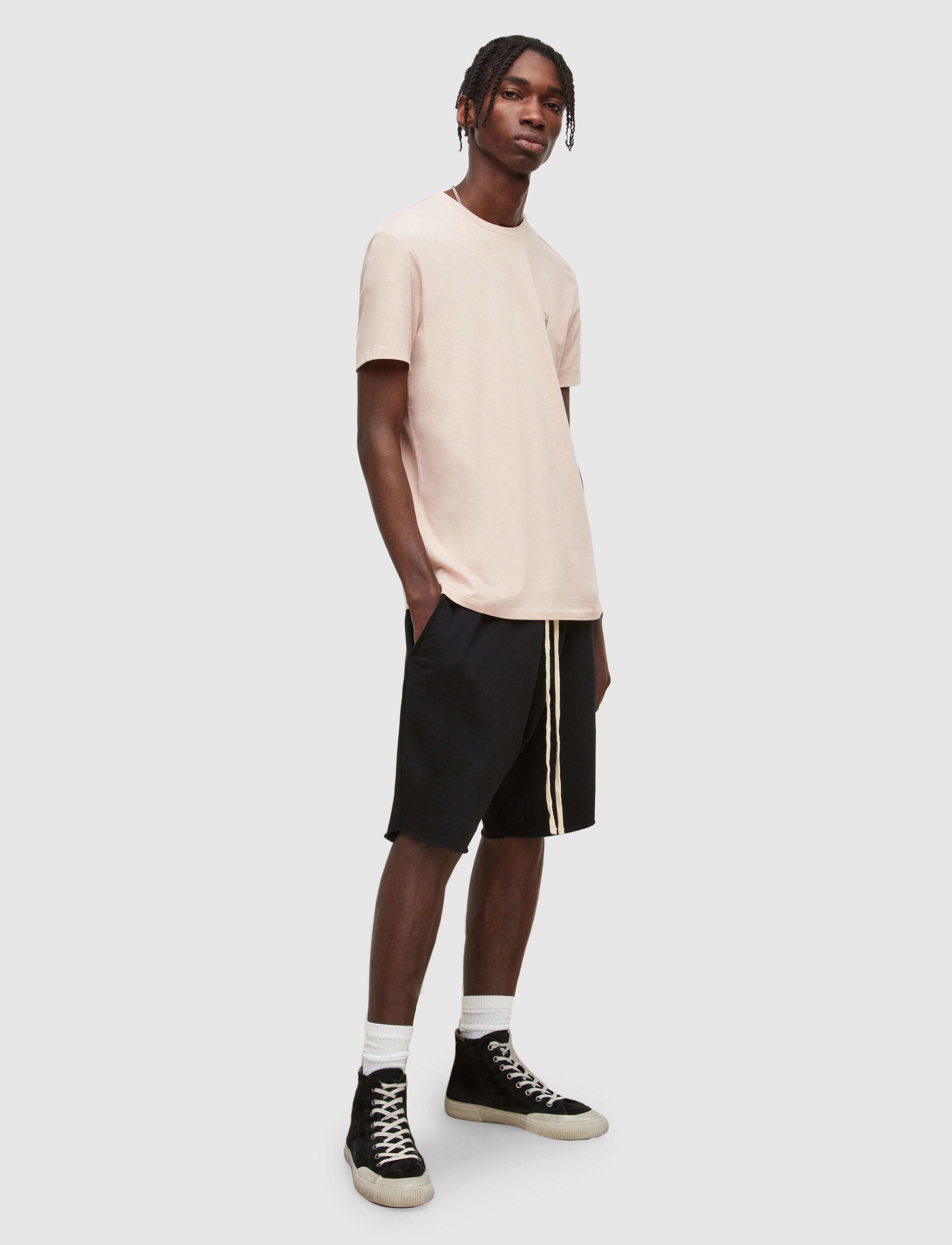 AllSaints - TONIC SS CREW - bitter pink - 5
