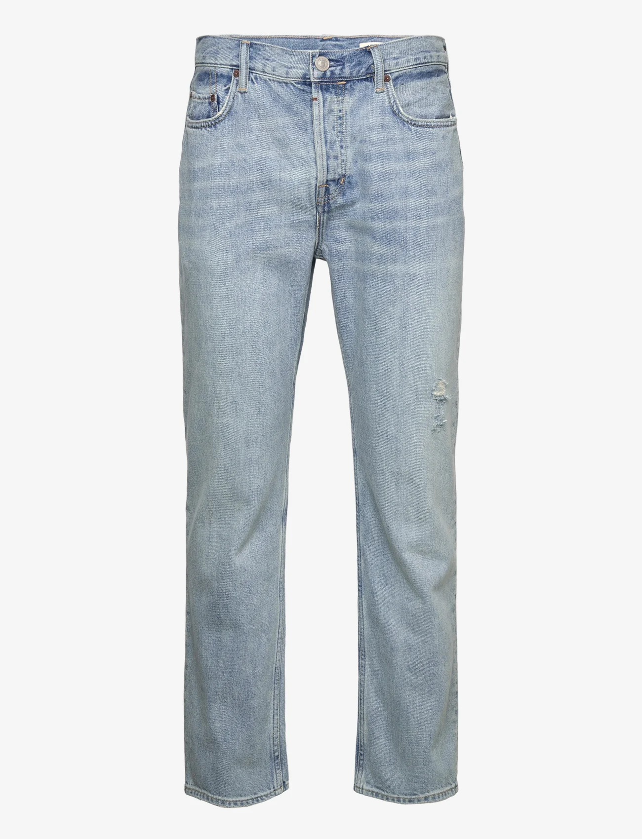 AllSaints - CURTIS DAMAGED - džinsa bikses ar tievām starām - light indigo - 0