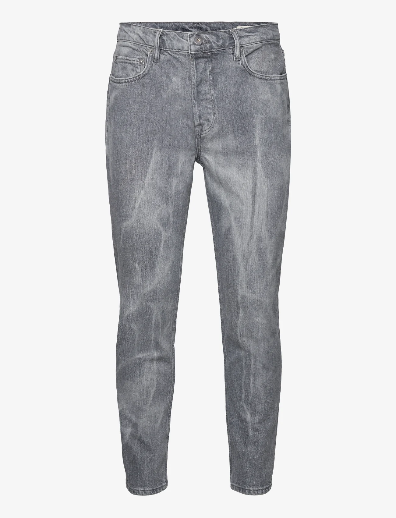 AllSaints - DEAN - džinsa bikses ar tievām starām - marble grey - 0
