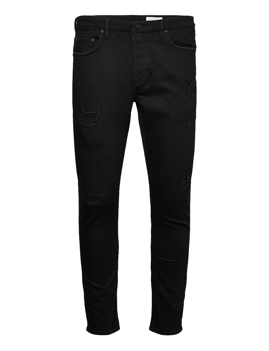 AllSaints - cigarette damaged - skinny jeans - black - 1