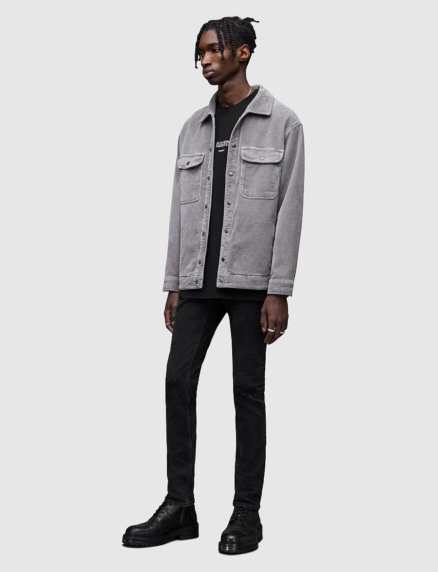 AllSaints - cigarette damaged - skinny jeans - black - 0