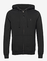 AllSaints - BRACE HOODY - džemperi ar kapuci - jet black - 0