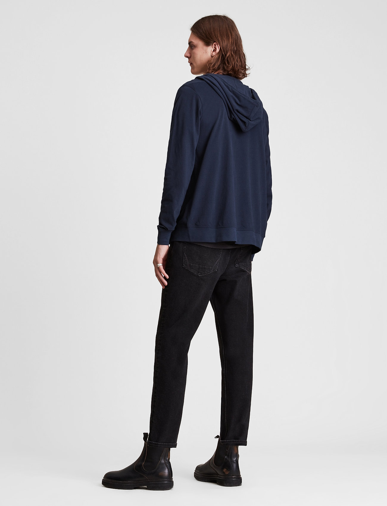 AllSaints - BRACE HOODY - fairbank navy - 5
