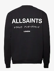 AllSaints - underground crew - sweatshirts - jet black - 1