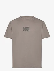 AllSaints - VARDEN SS CREW - short-sleeved t-shirts - chestnut taupe - 0