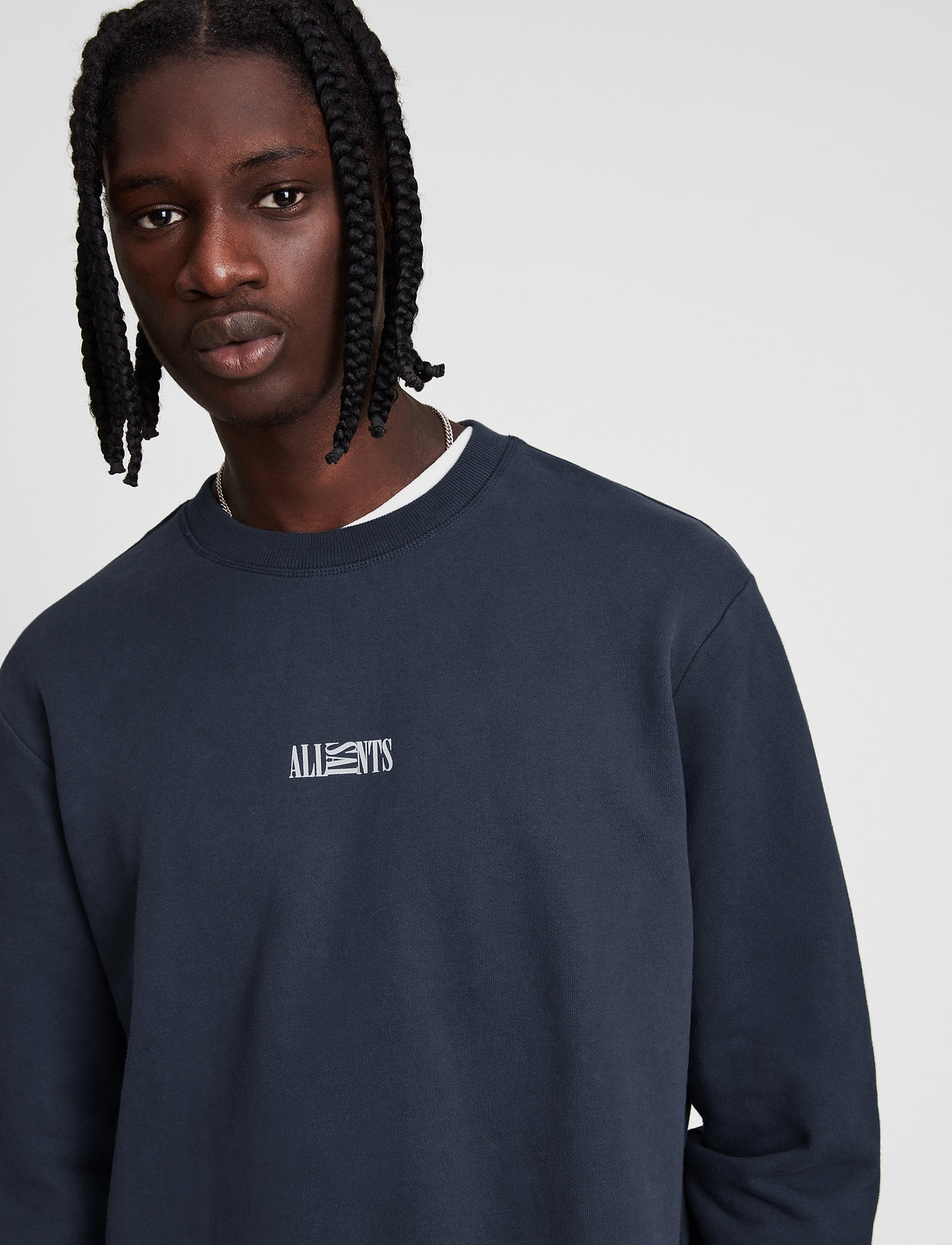 AllSaints - OPPOSITION CREW - deep space blue - 3