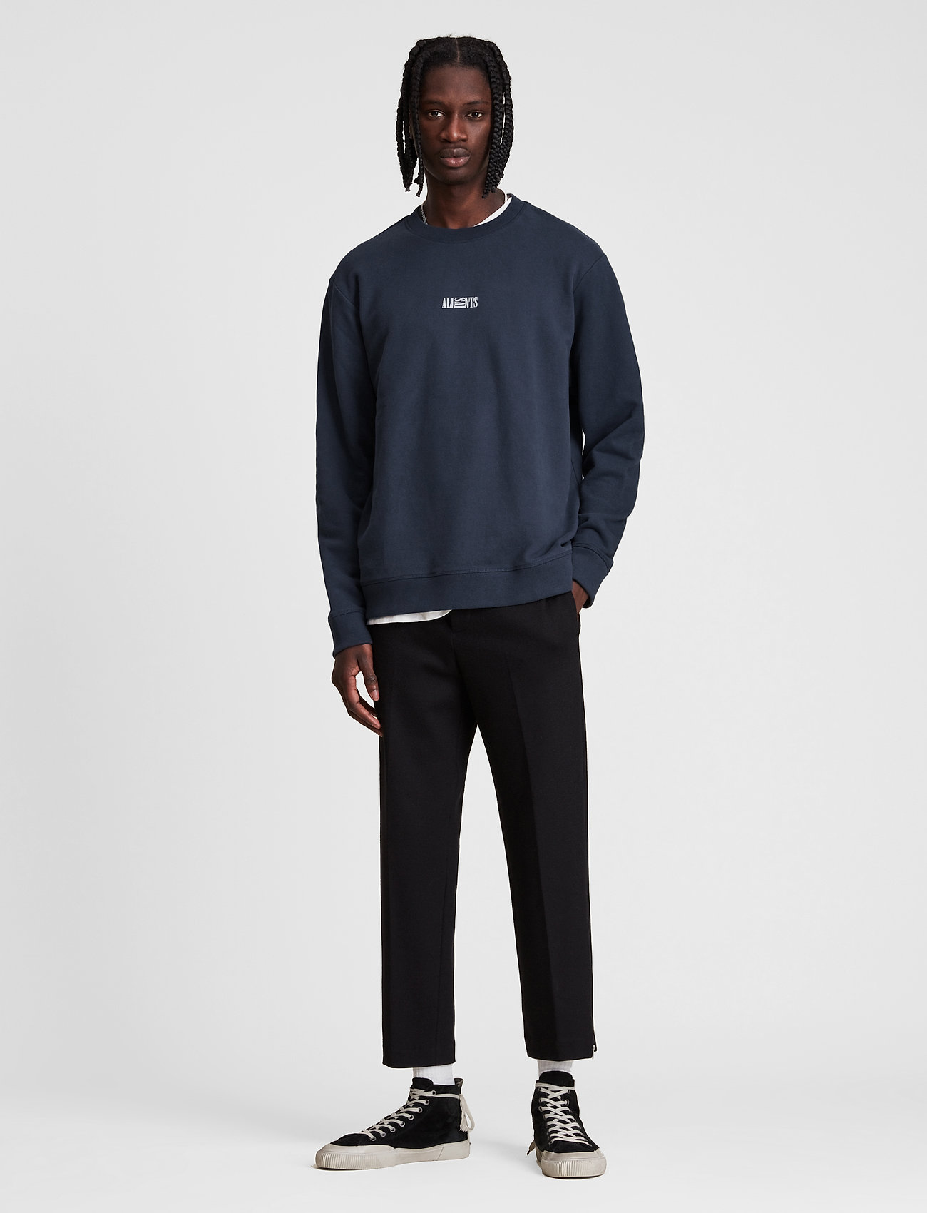 AllSaints - OPPOSITION CREW - deep space blue - 4