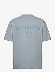 AllSaints - UNDERGROUND SS CREW - short-sleeved t-shirts - dusty blue - 2