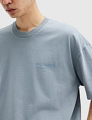 AllSaints - UNDERGROUND SS CREW - kortärmade t-shirts - dusty blue - 6
