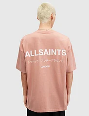 AllSaints - UNDERGROUND SS CREW - short-sleeved t-shirts - orchid pink - 2