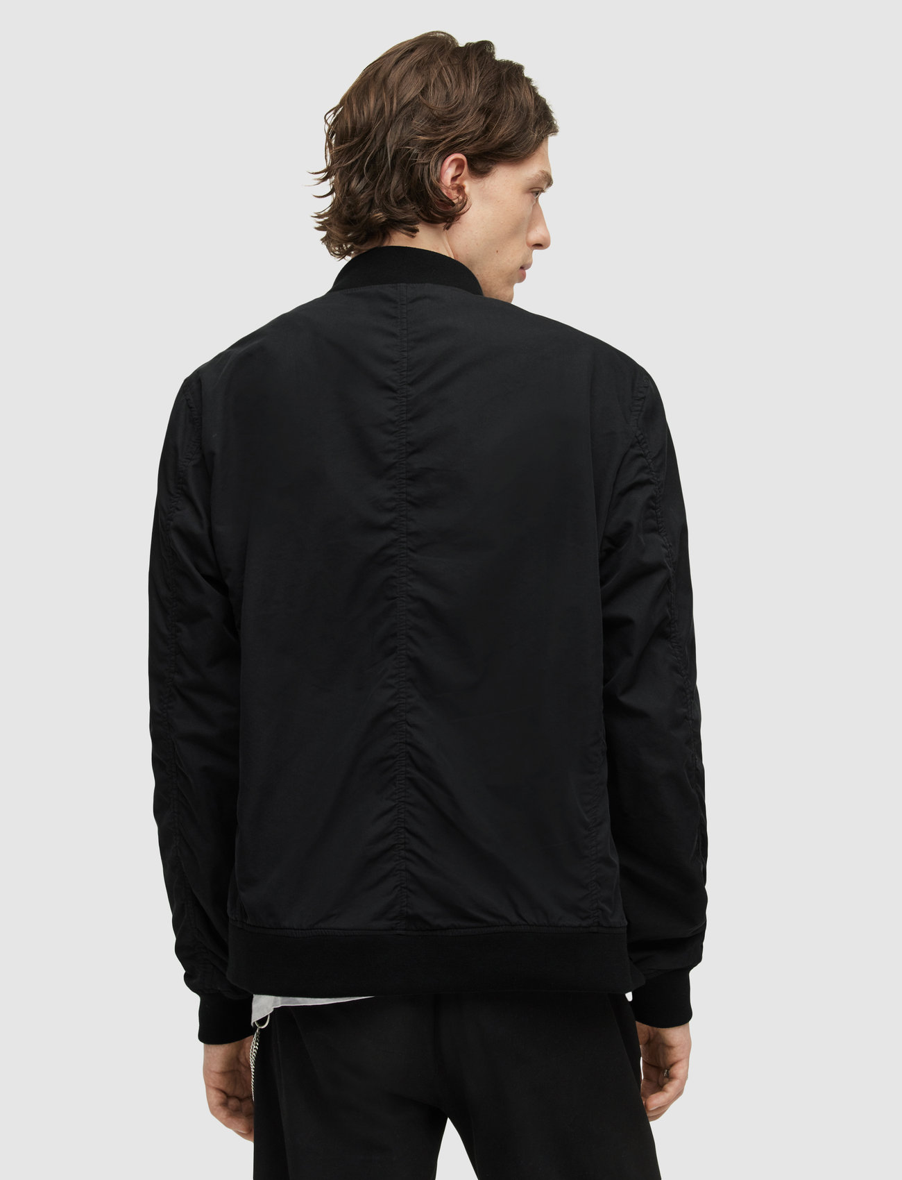 AllSaints - bassett bomber - spring jackets - black - 0