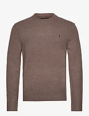 AllSaints - STATTEN CREW - knitted round necks - splinter brown - 0