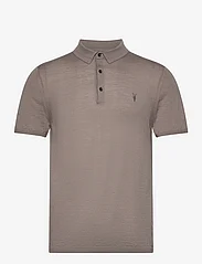 AllSaints - MODE MERINO SS POLO - polo marškinėliai trumpomis rankovėmis - chestnut taupe - 0
