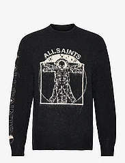 AllSaints - INSIGNIA CREW - knitted round necks - black - 0