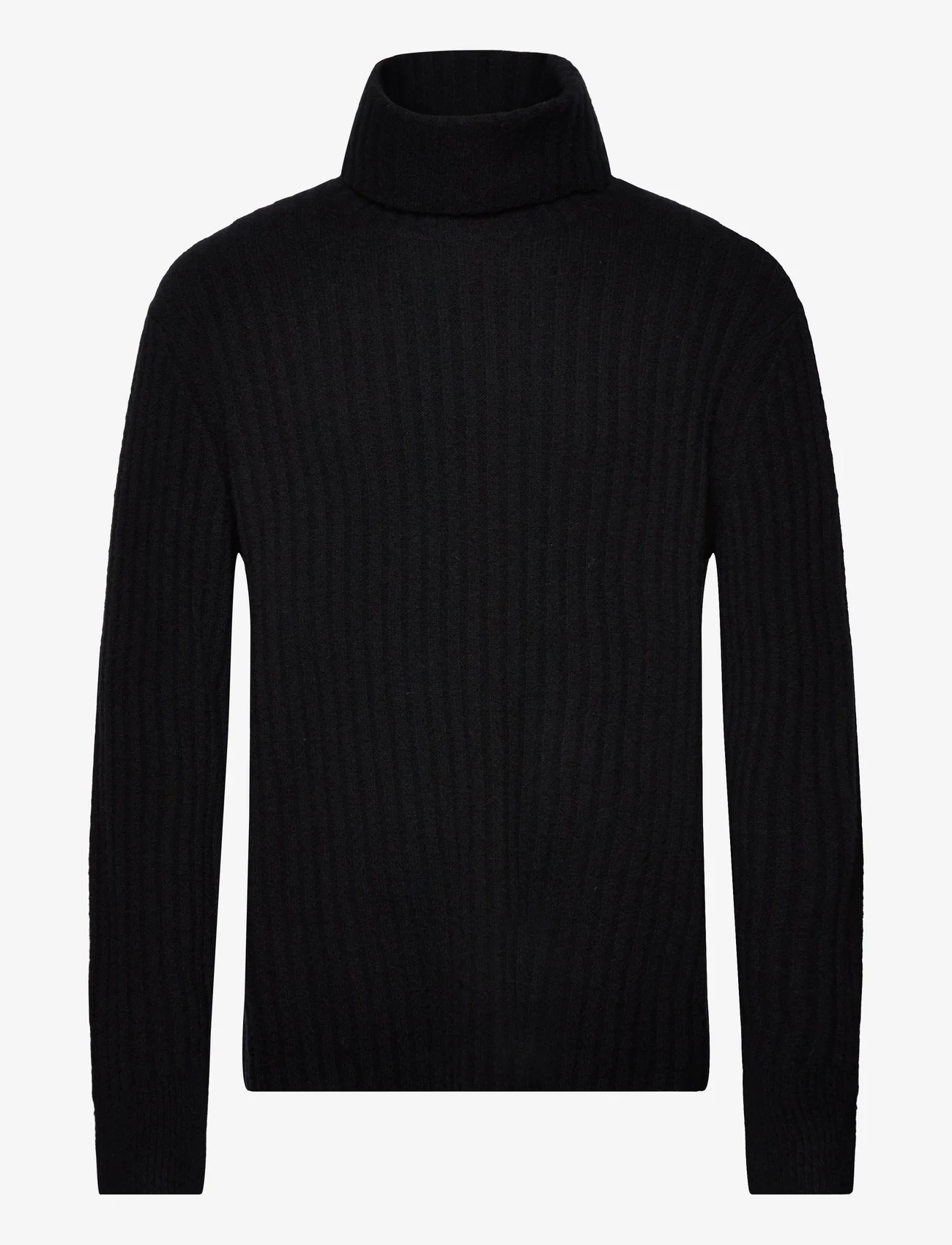 AllSaints - VARID FUNNEL - megztiniai su aukšta apykakle - black - 0