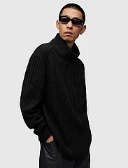 AllSaints - VARID FUNNEL - megztiniai su aukšta apykakle - black - 2