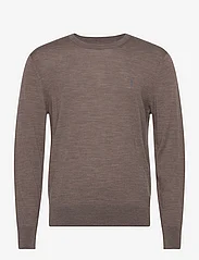 AllSaints - MODE MERINO CREW - basic knitwear - vole brown marl - 0