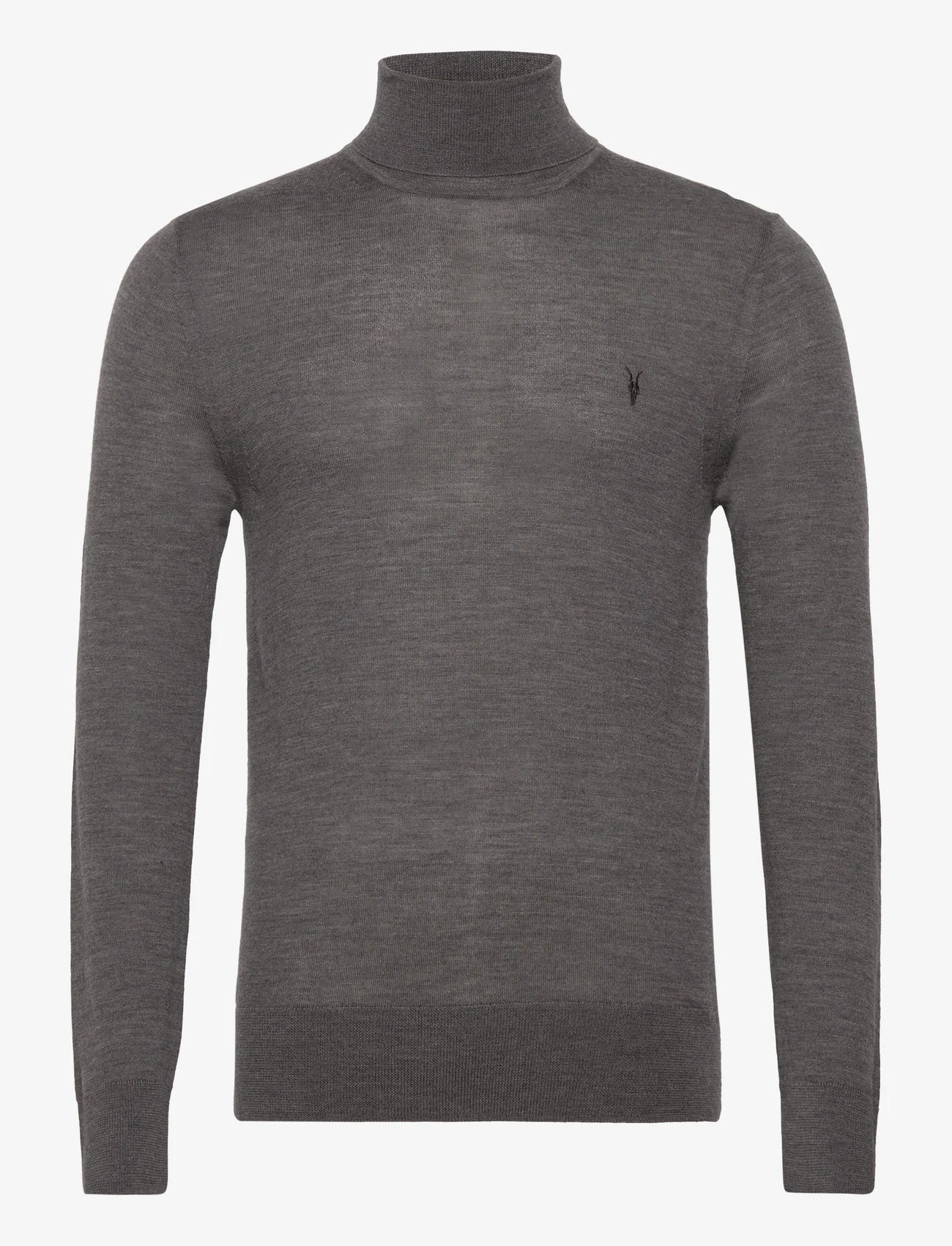 AllSaints - MODE MERINO ROLL NECK - megztiniai su aukšta apykakle - monument grey marl - 0