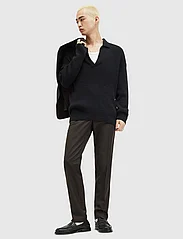 AllSaints - KANYON LS POLO - knitted v-necks - black - 8