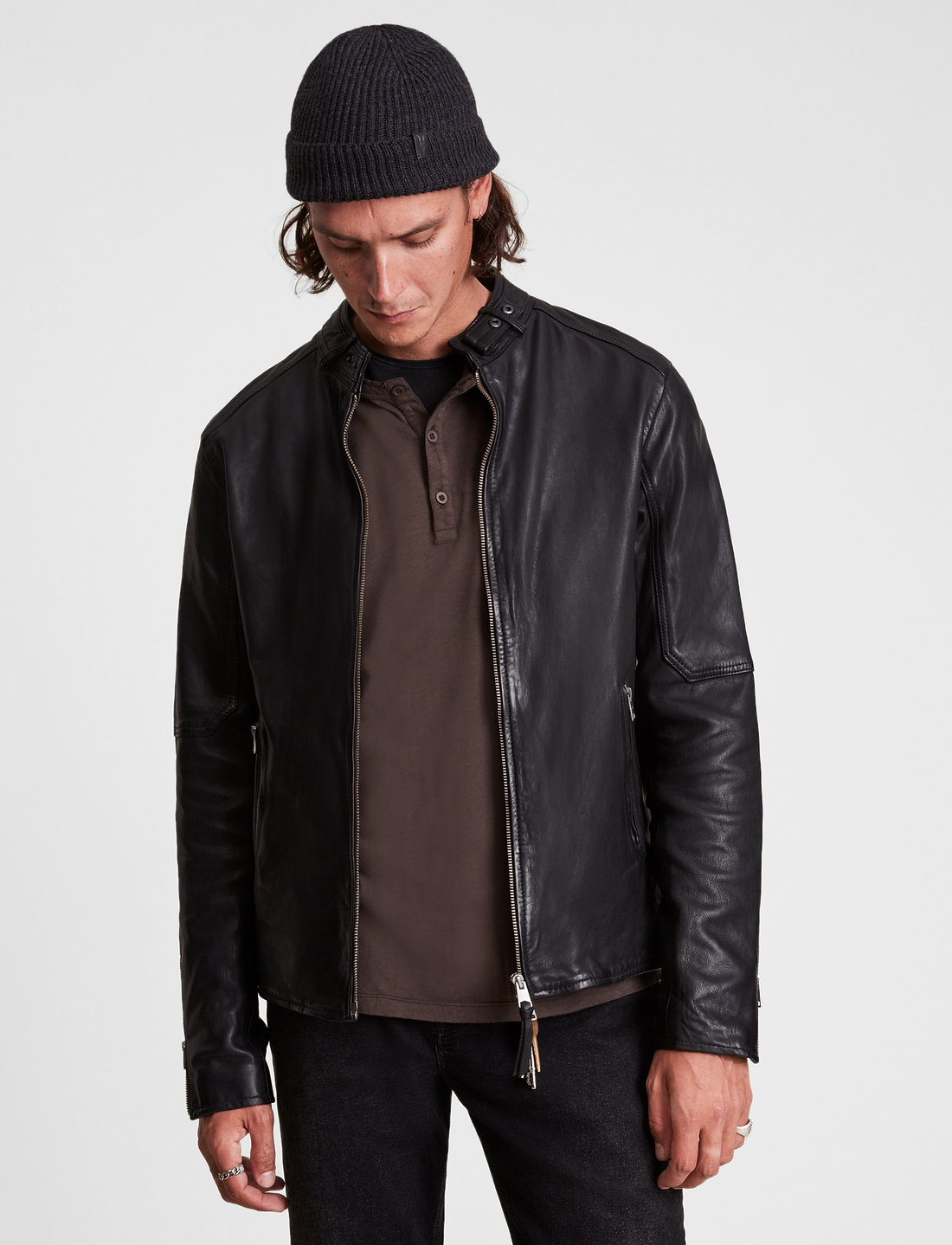 Cora leather jacket all saints best sale