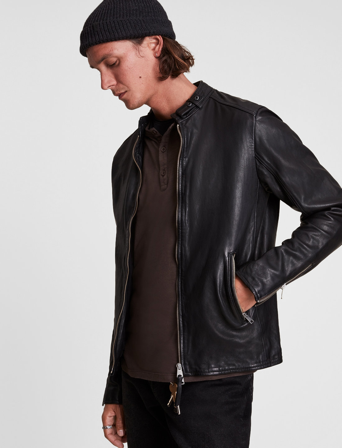 Veste en cuir all discount saints