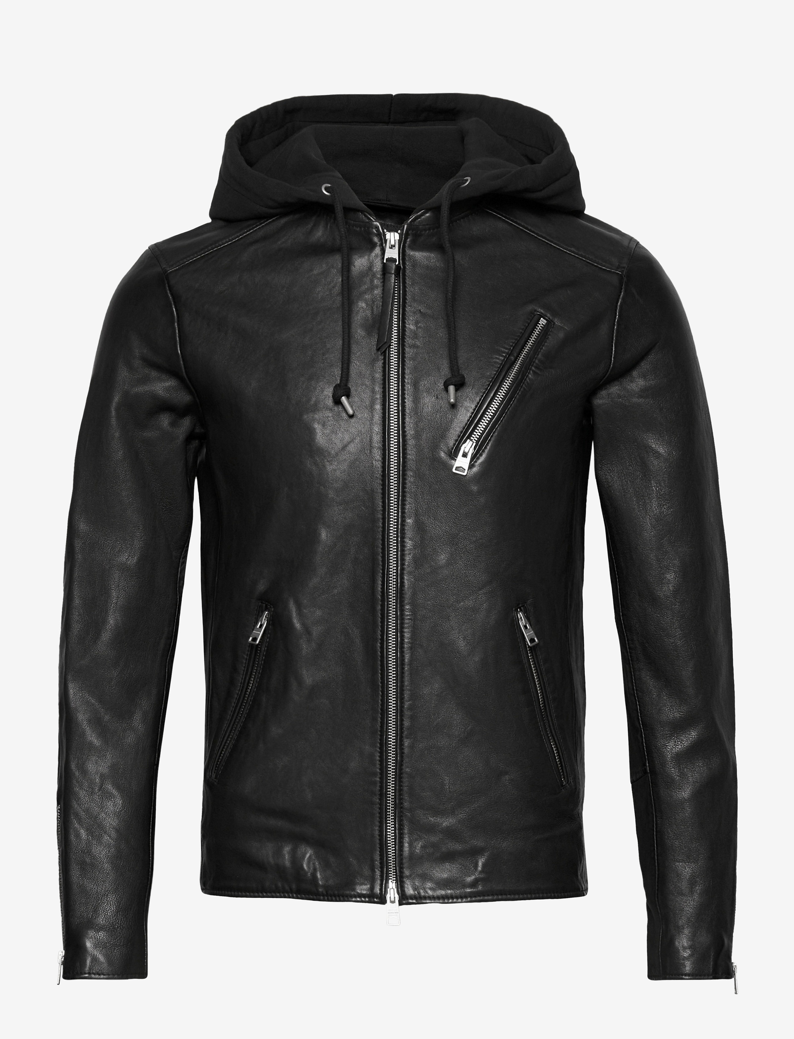 AllSaints HARWOOD JACKET - Jakid ja mantlid - BLACK / black