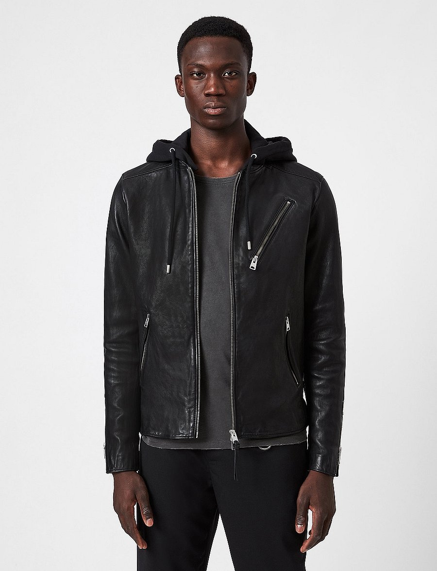 AllSaints - HARWOOD JACKET - frühlingsjacken - black - 0
