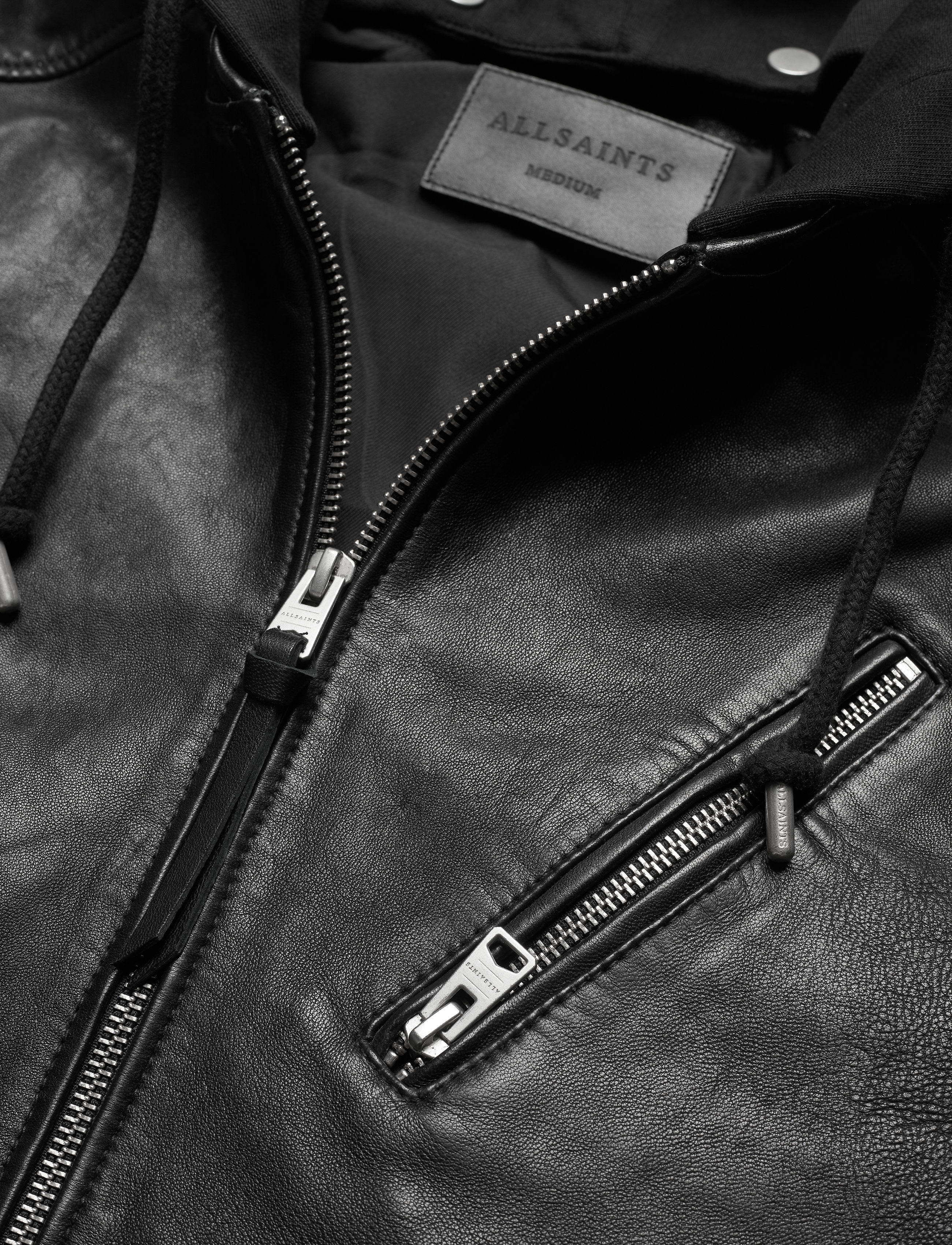 AllSaints - HARWOOD JACKET - ytterkläder - black - 4