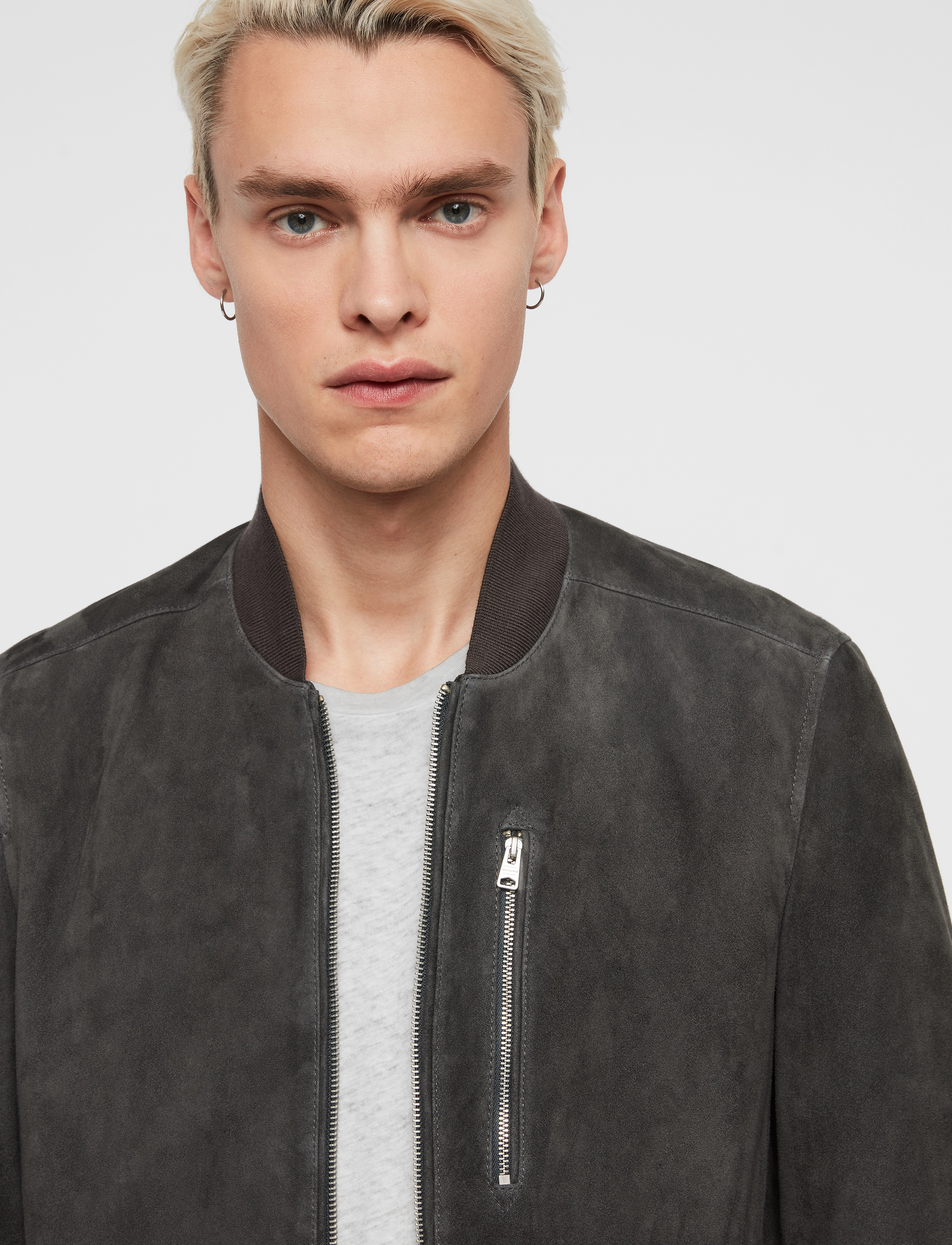 AllSaints - KEMBLE BOMBER - soot grey - 5