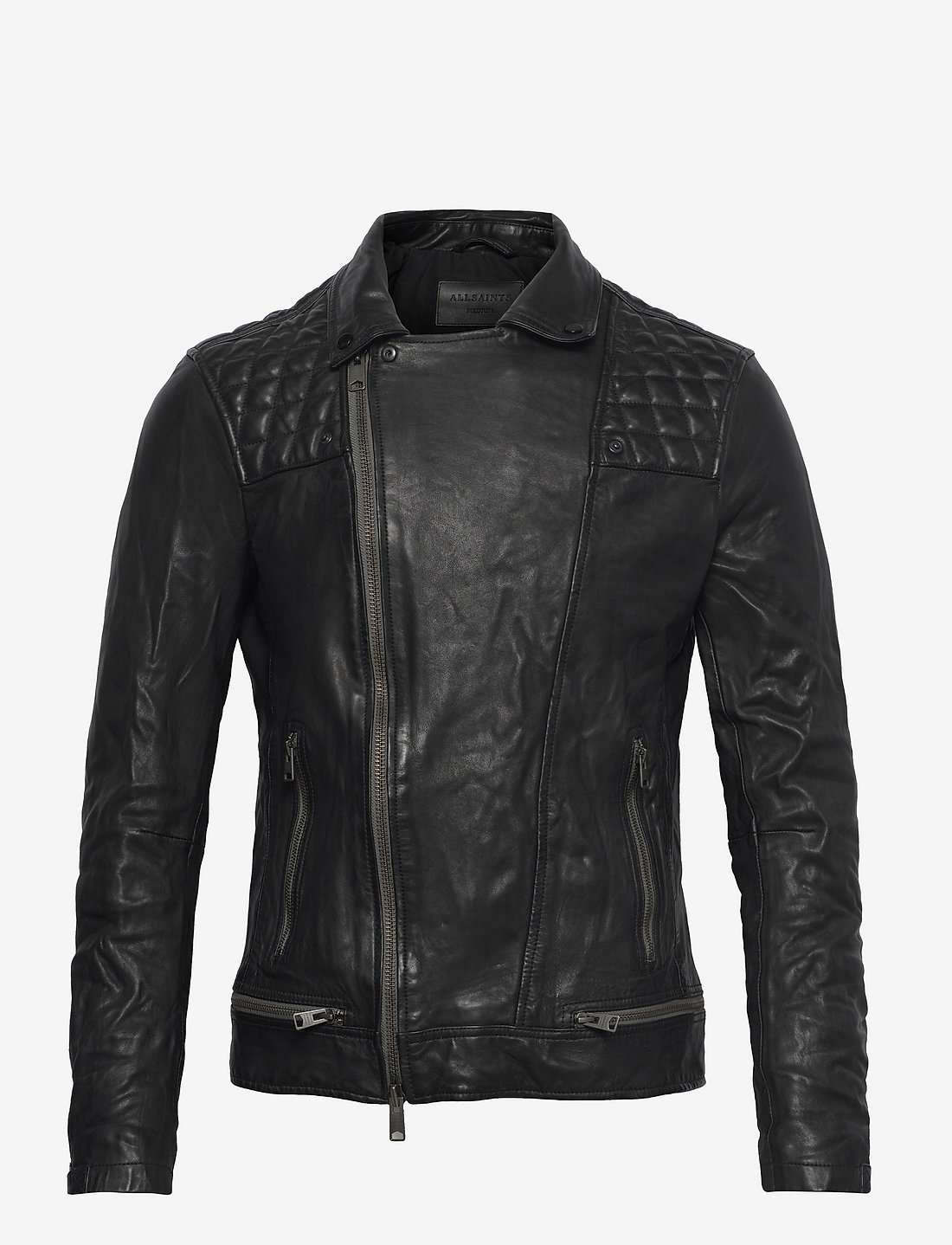 Allsaints taro leather jacket online