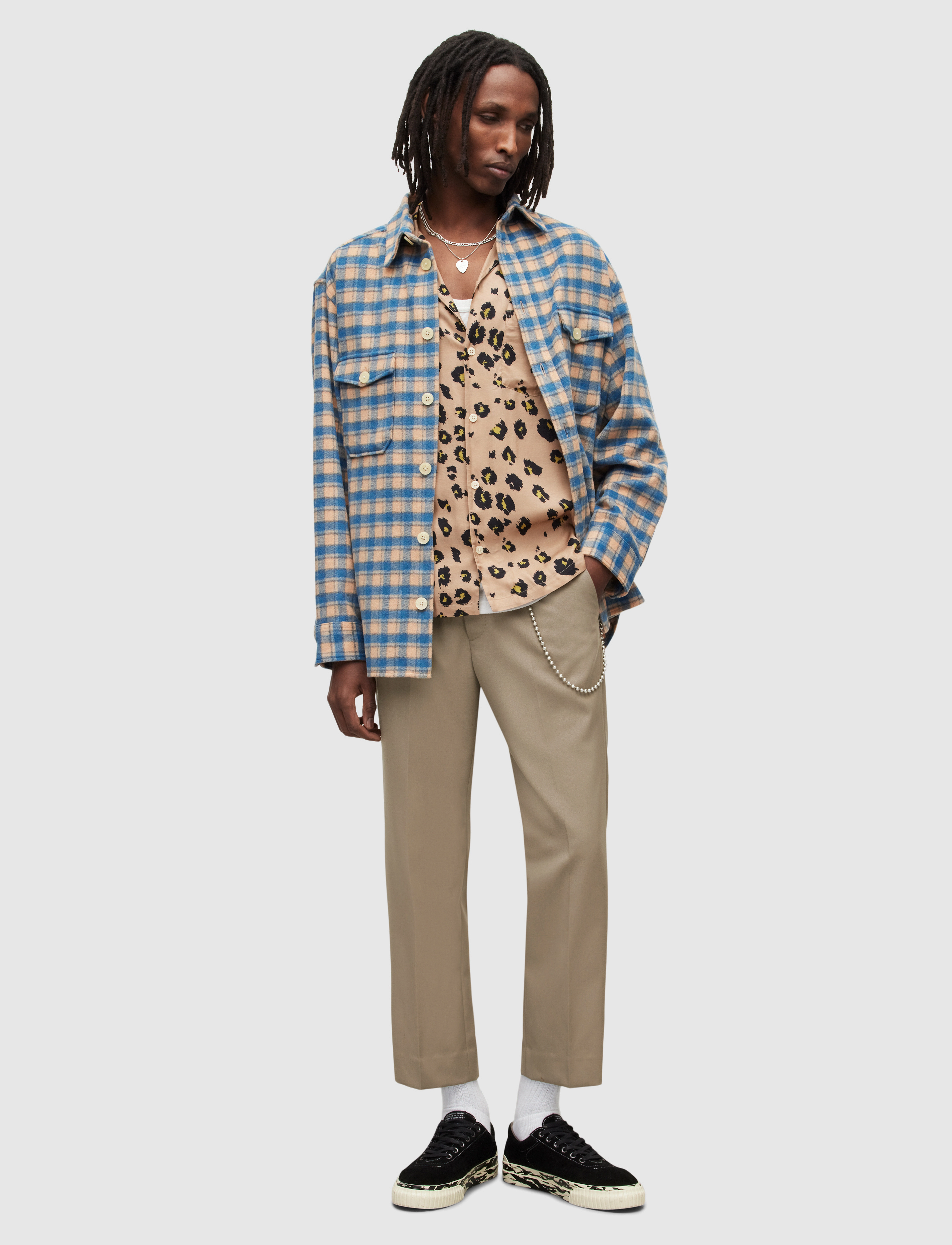 AllSaints Tanar Trouser, 28, Trousers, Beige - Chinos, Männerswear
